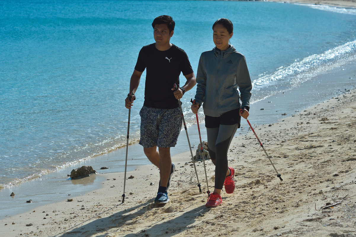 ビーチウォーキング①