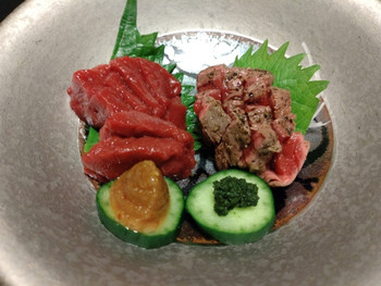 「はるみや旅館」 料理 185547498 会津産馬刺し