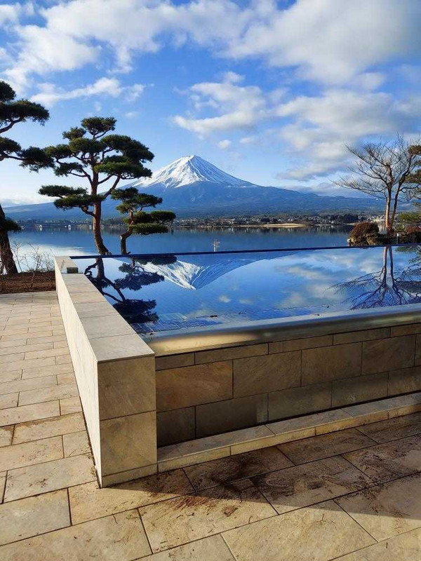 足湯テラスからの風景