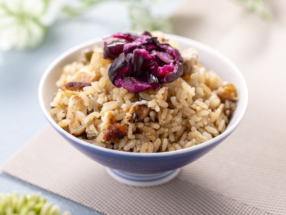 朝食_鰻とあさりの炊き込みご飯