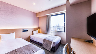 ツインルーム 禁煙 シティビュー (6歳以下の添い寝のお子様は朝食料金別)