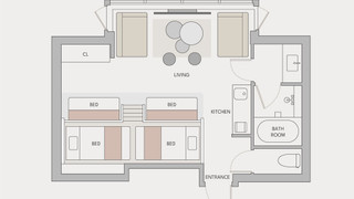 バンクベッドスイート 禁煙