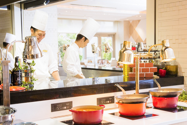 オープンキッチン