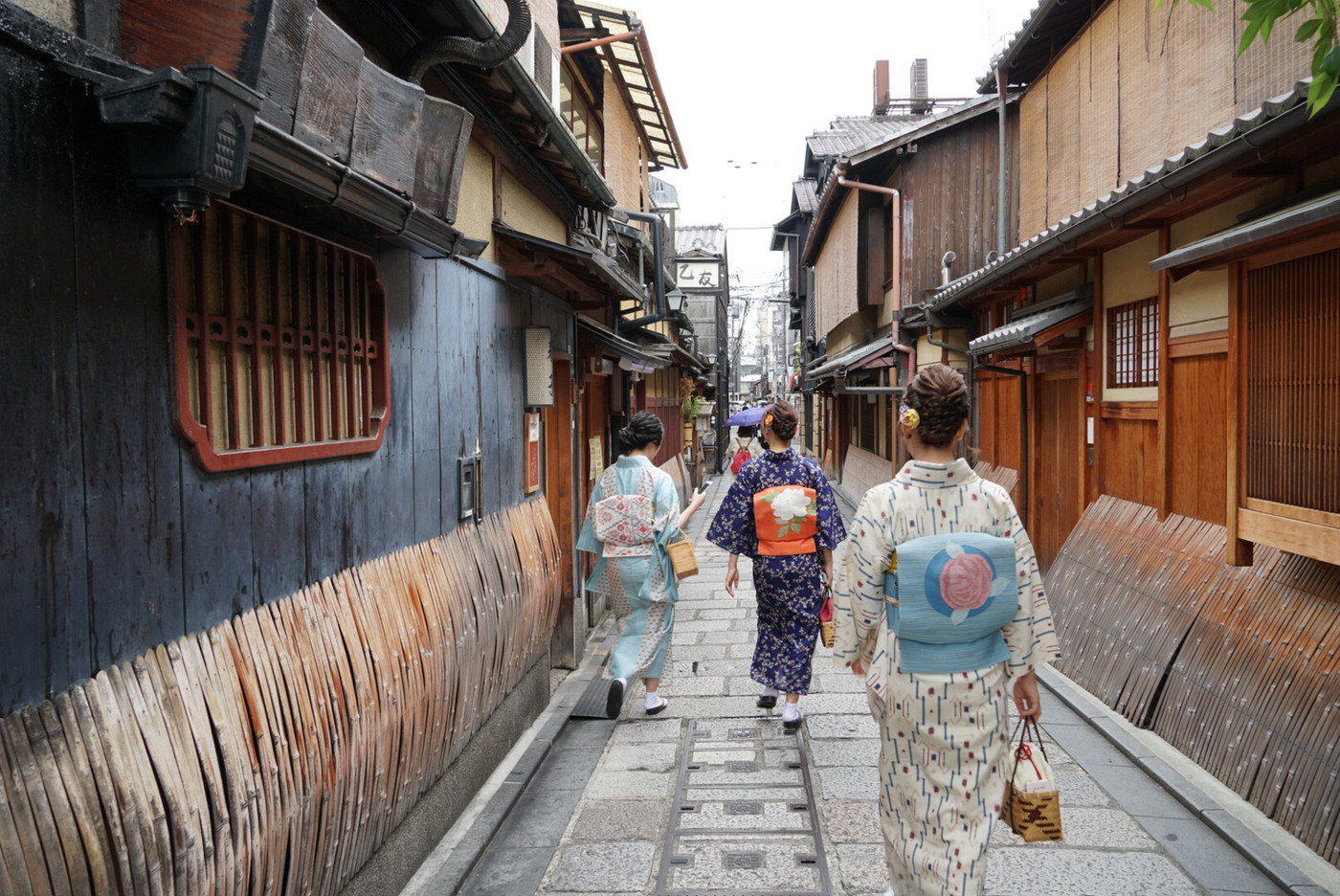 京都にて、友達とぶらぶら