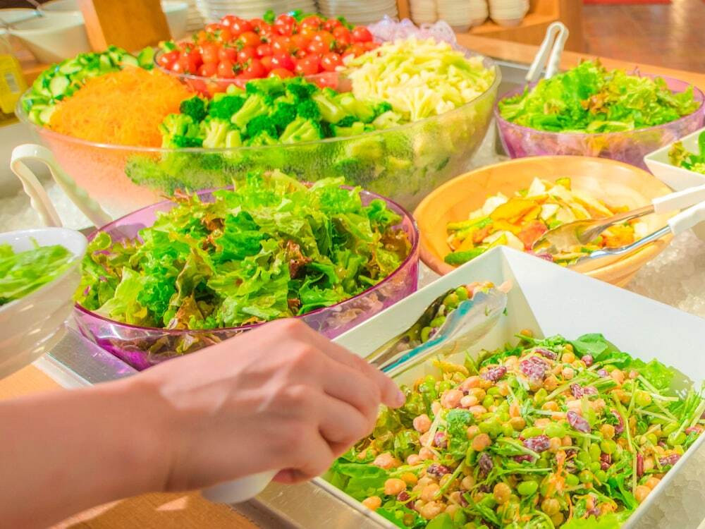 朝食ビュッフェ