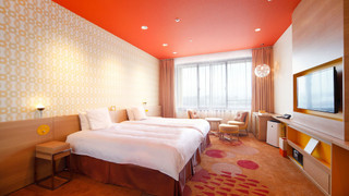 デラックス ツインルーム シングルベッド 2 台 禁煙