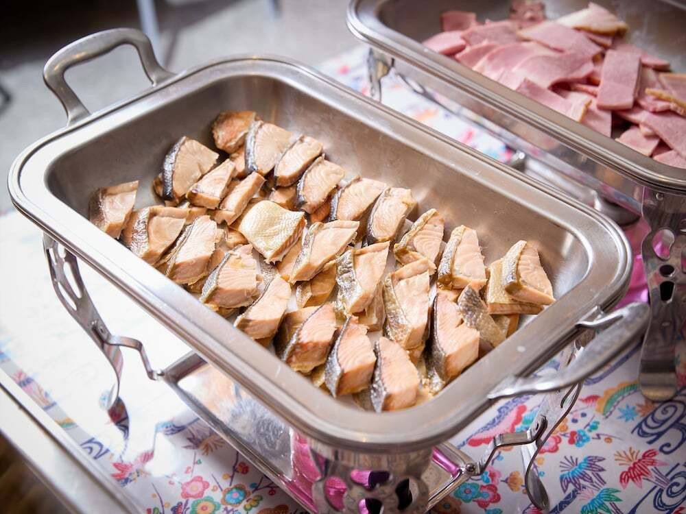 朝食ビュッフェ