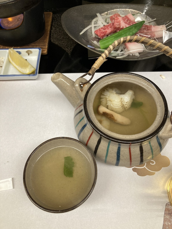 土瓶蒸しのお味が好みではありませんでした。