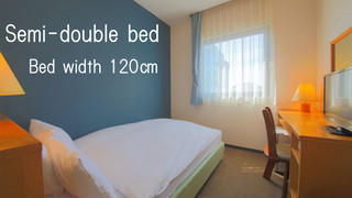 エコノミー ダブルルーム セミダブルベッド 1 台 禁煙