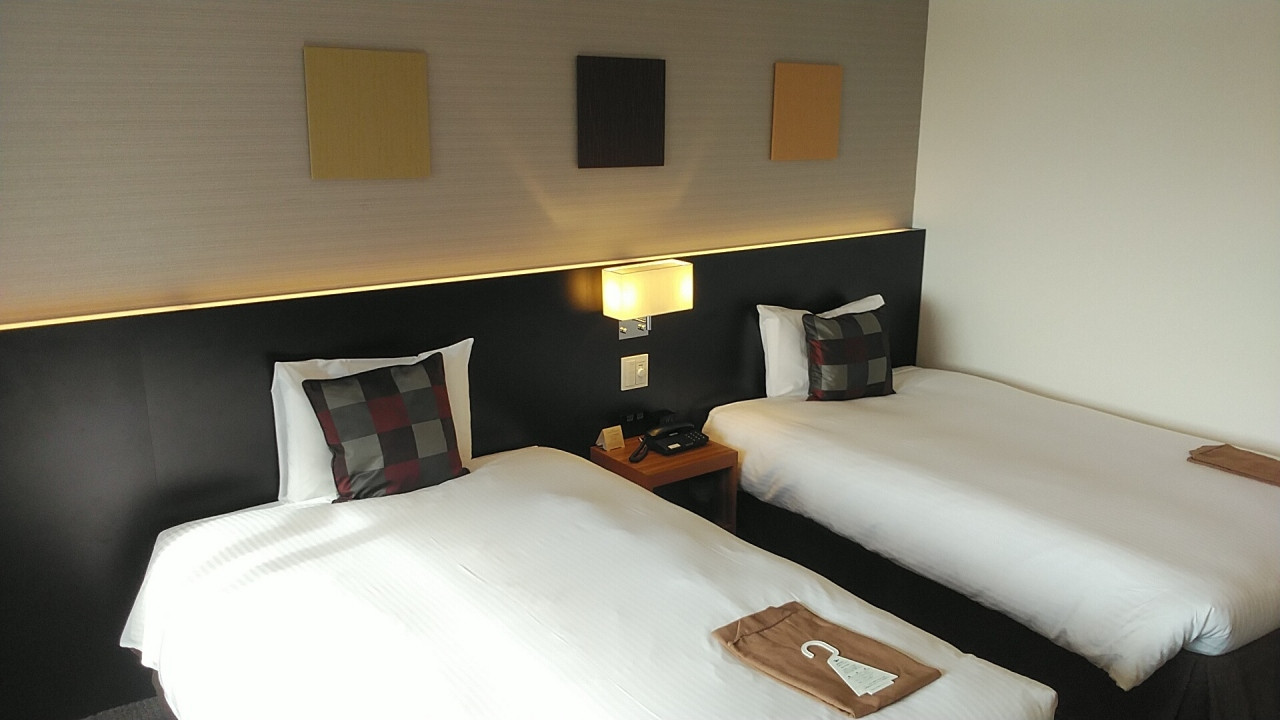 ホテルでは広い23㎡のモデレートツイン