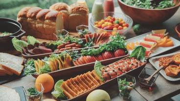 朝食ビュッフェ① / 1