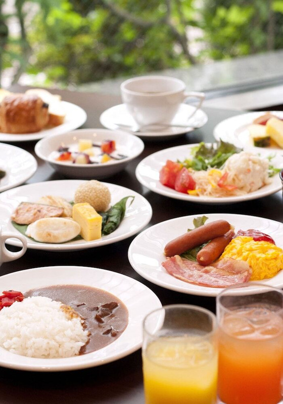 朝食ビュッフェ