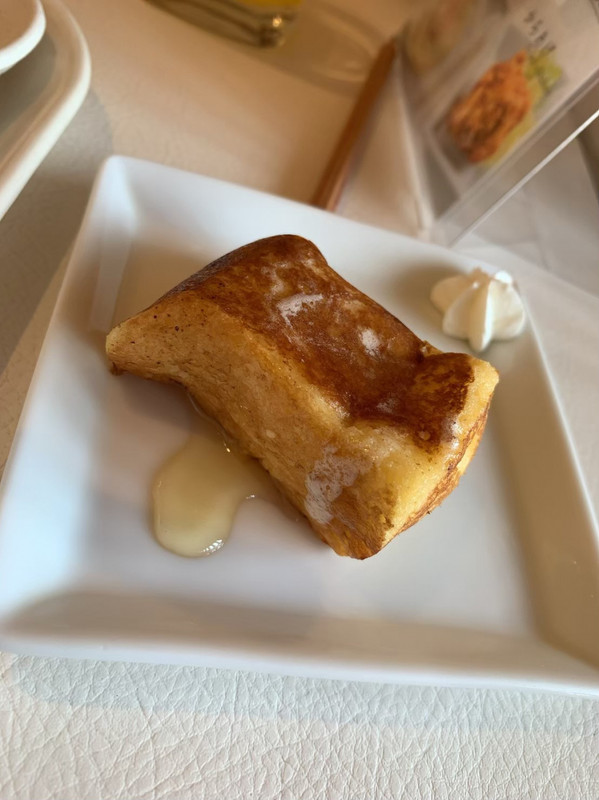 焼きたてを提供してくれるフレンチトースト