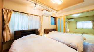 [福寿荘]一戸建て離れ：和室6畳+洋室8畳 (水洗トイレ・洗面台付き)