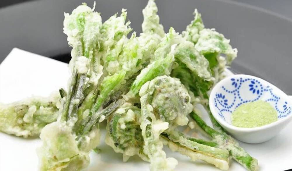 夕食_山菜のてんぷら / 2