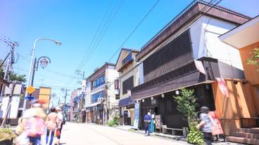 月岡温泉街の散策イメージ / 2