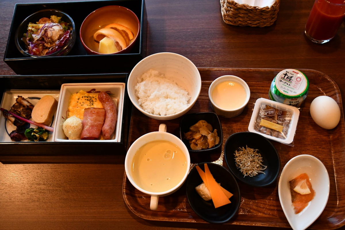 朝食付きにしました