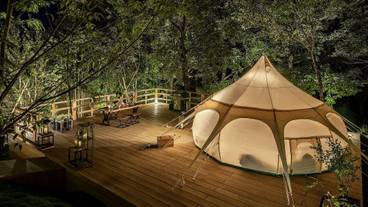 ロータスベルテント 外観 夜 / 14