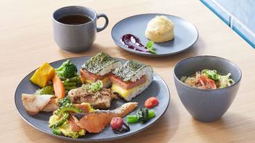 朝食ビュッフェ 盛り付け一例 / 2