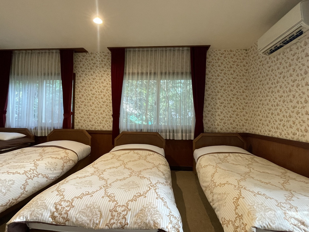 緑の見えるお部屋でした