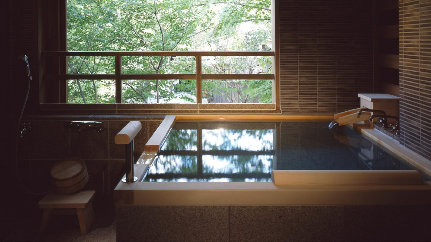 「早蕨」客室露天風呂