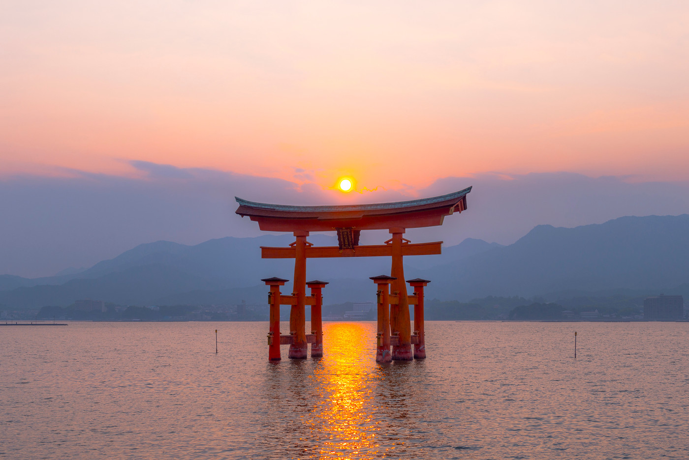 夕焼けの宮島