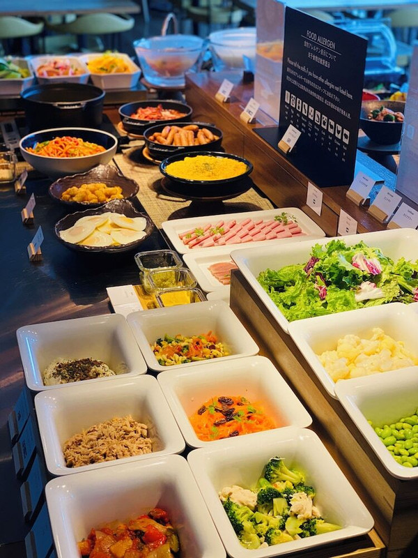 朝食ビュッフェ