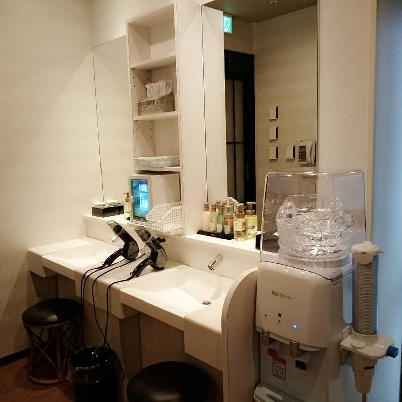 女性大浴場 脱衣所