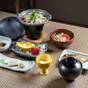 【一泊朝食プラン】金目鯛の味噌焼やアジの干物、自家源泉で作る温泉卵♪自慢の朝食をたっぷり召し上がれ♪ | 稲取温泉 石花海(せのうみ)