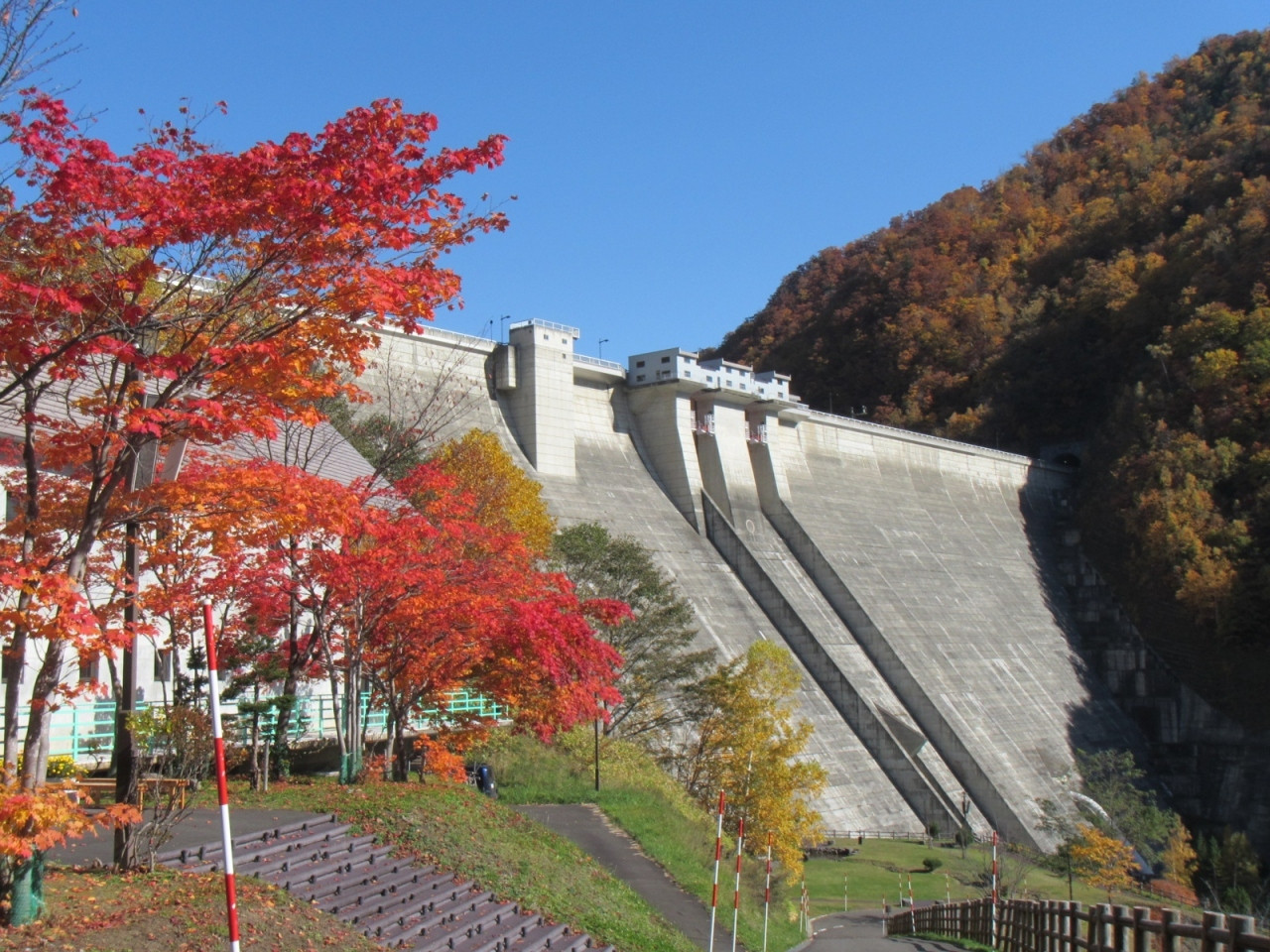 紅葉の季節にはさっぽろ湖へ969028