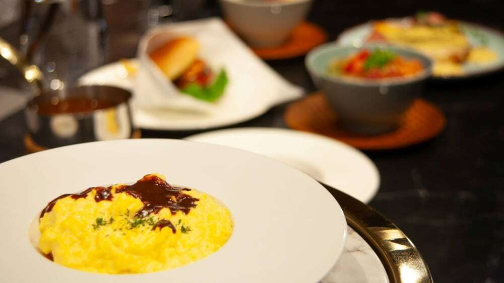 朝食ビュッフェ