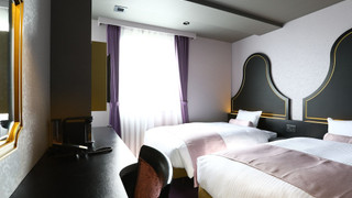 【禁煙】ツインルーム/ベッド幅120cm×2台/2名まで/19㎡