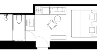 スタンダード ダブルルーム (眺望なし) 禁煙 (ラウンジアクセス付)