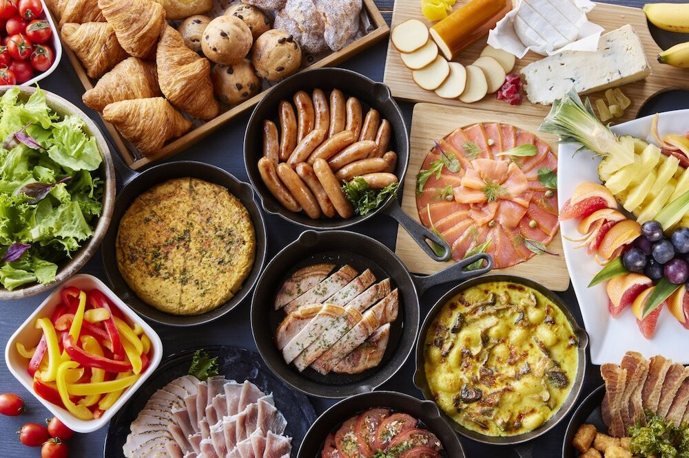 朝食ビュッフェ