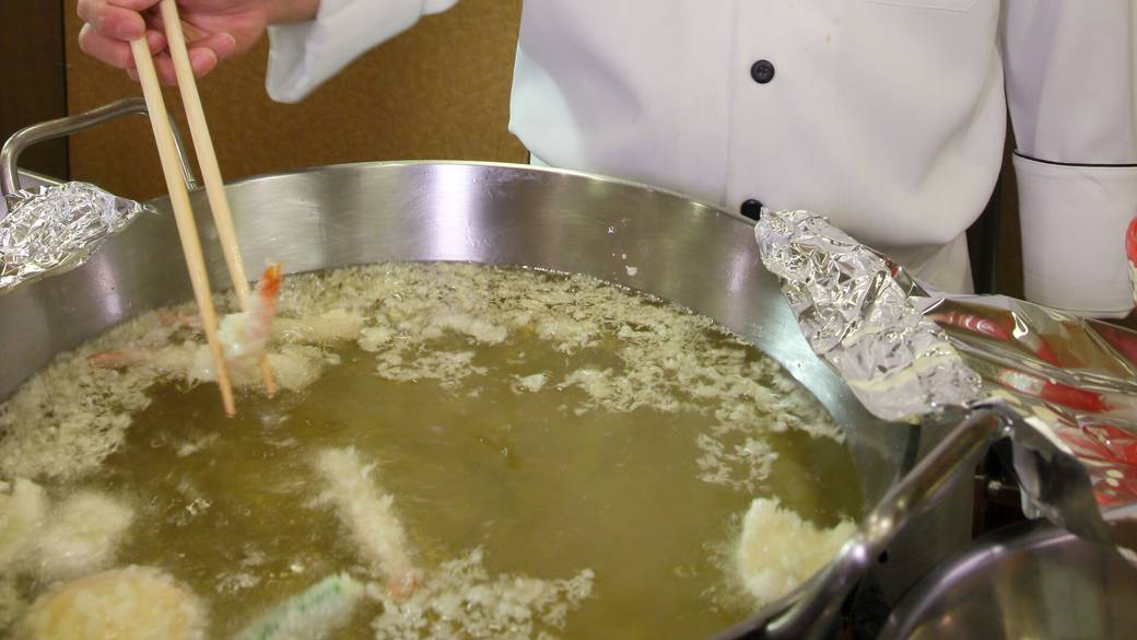 オープンキッチン料理 天ぷら / 5