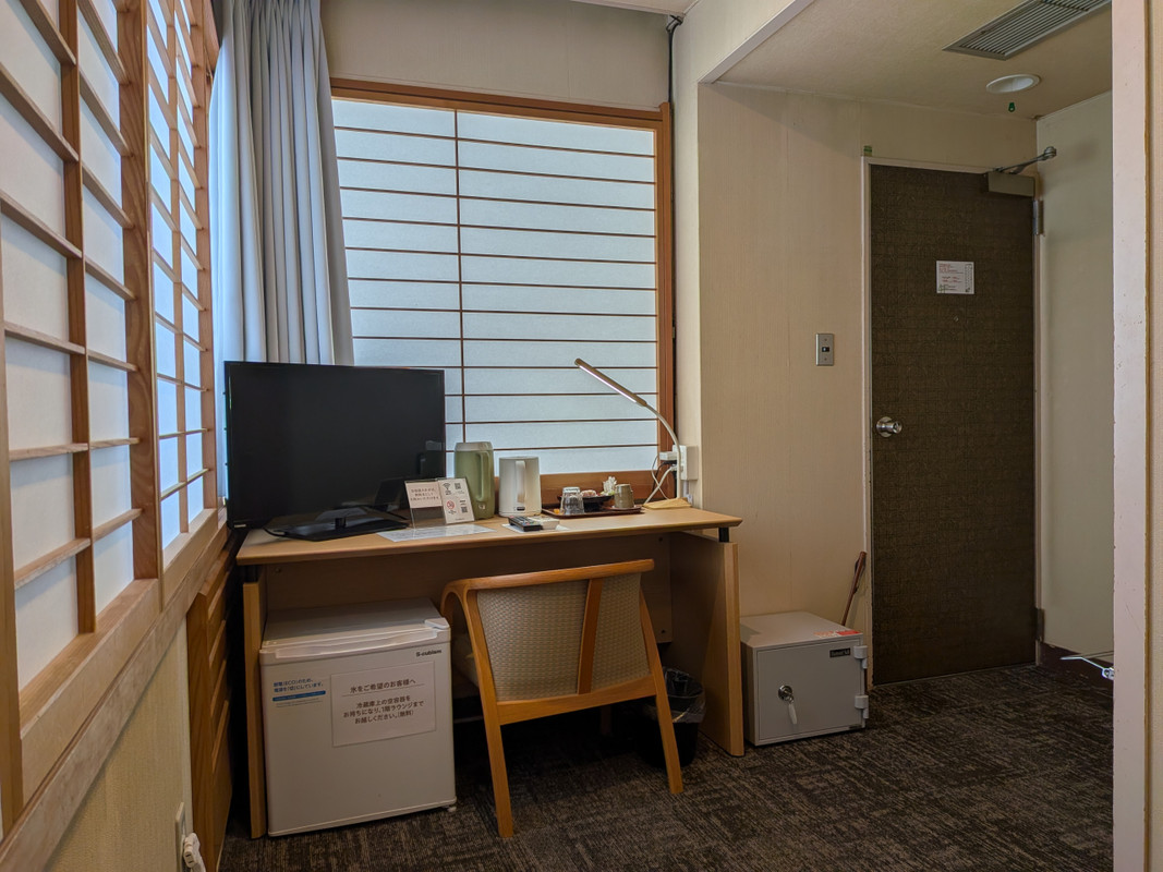 昔心閣のシングル入口側です