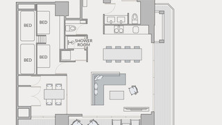 デラックスバンク with ジェットバス (W) 禁煙