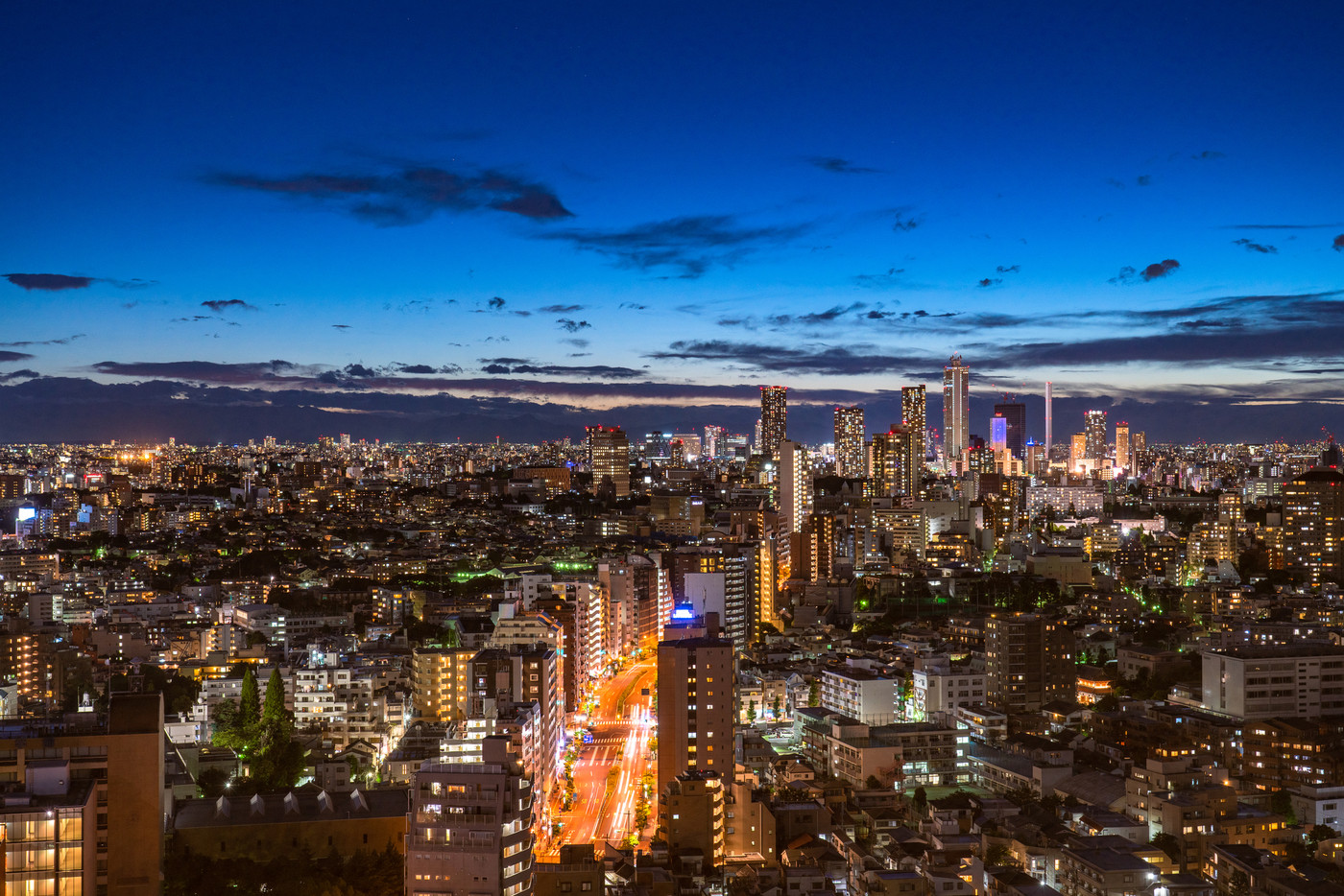 《東京都》東京の夜景・池袋方面