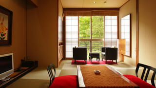 [百合･五月] 和室8畳 (バス付) 禁煙