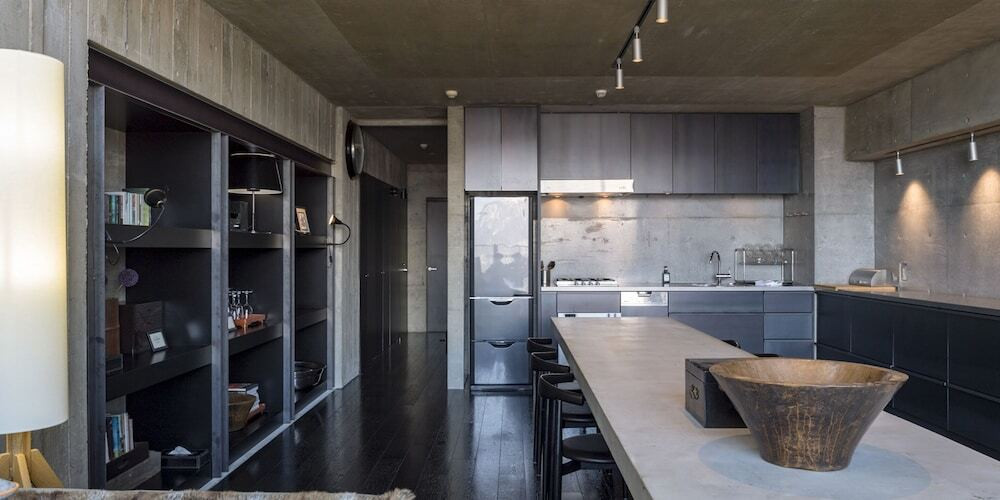 客室内のダイニングエリア