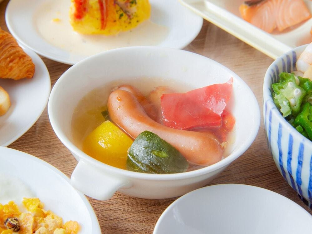 朝食ビュッフェ