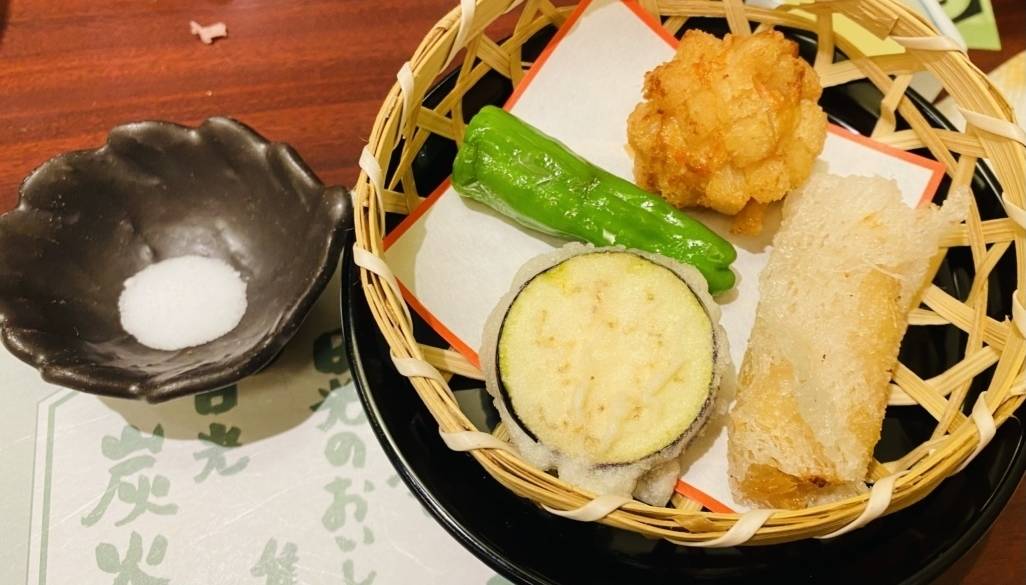 炭火焼会席 天ぷら一例 / 2