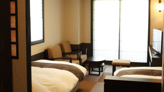 和風ツイン◆ベッドorマットレス2台(2名定員）21平米