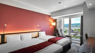 [禁煙/キャッスルビュー] デラックスキング+EXベッド