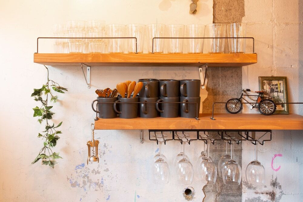 客室内のダイニングエリア