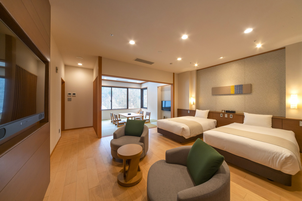 黒部渓谷の絶景を楽しむ、風光明媚な温泉旅館3956371