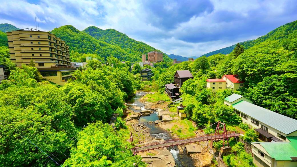 定山渓温泉　街並み / 1