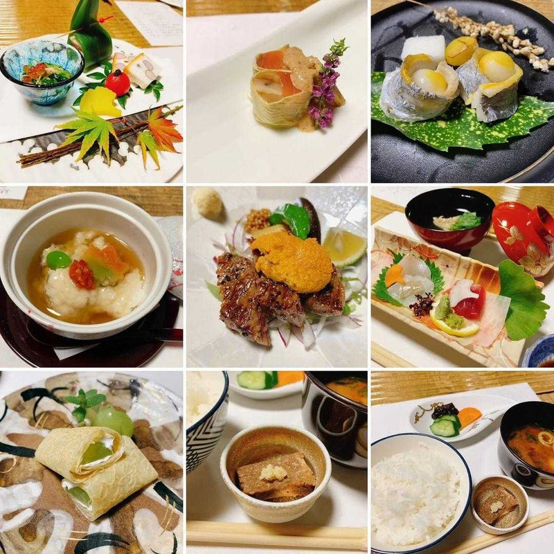 会席料理一例⑩