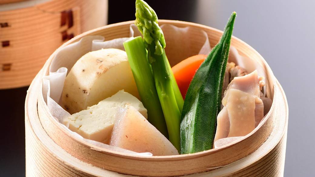 夕食／蒸籠蒸し一例 / 3