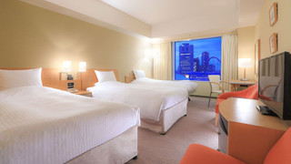 ツインルーム 禁煙 (with 1 extra bed) (9-16F)